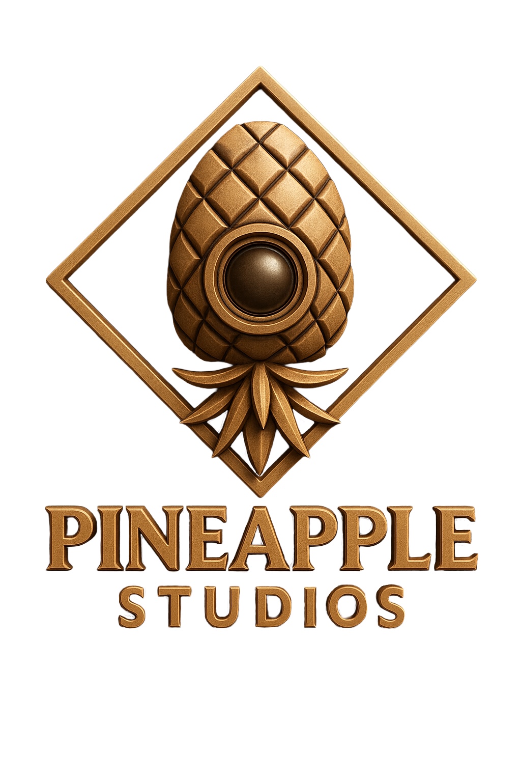 Pineapple Studios — gold pineapple camera logo